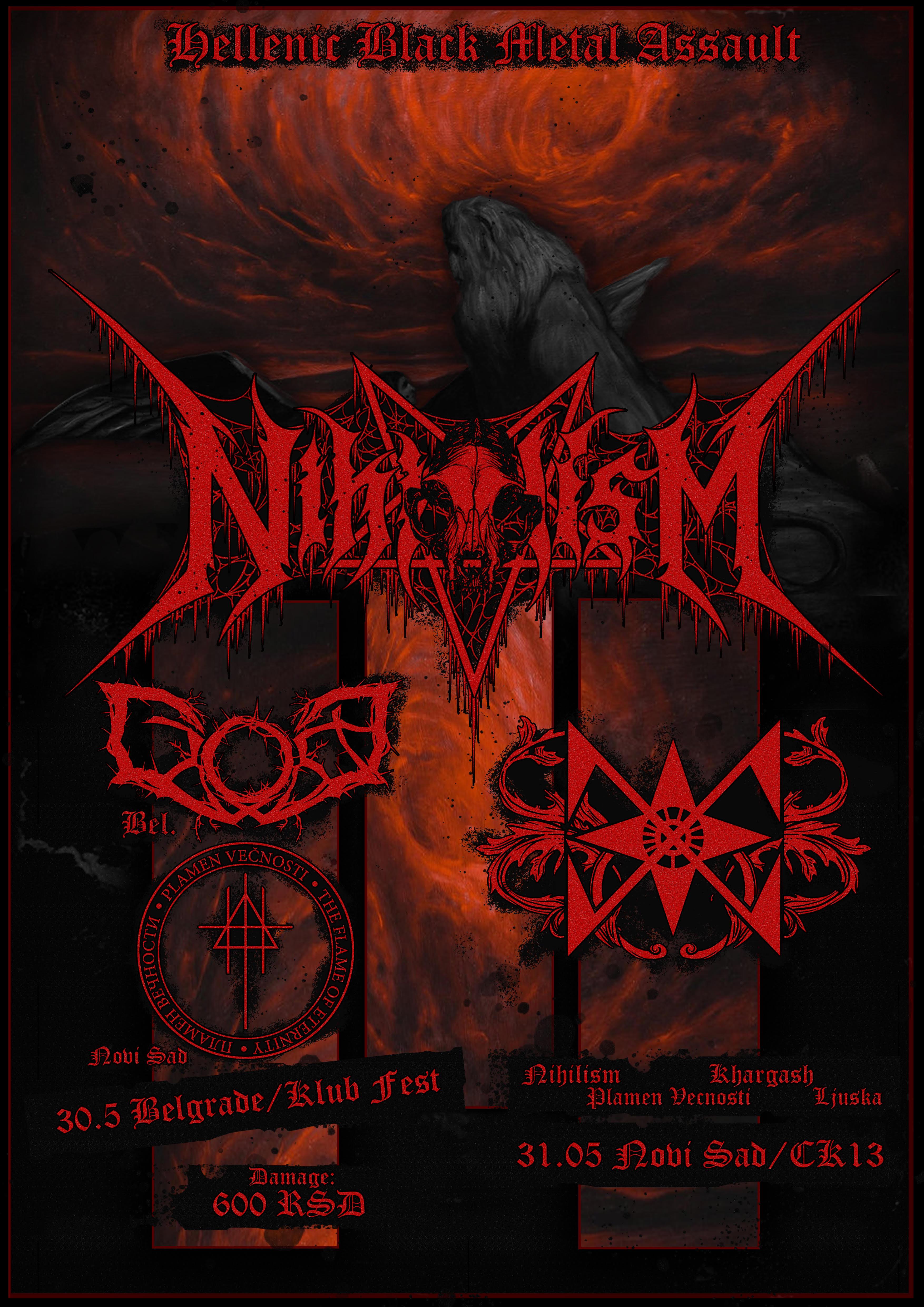 Slika za Nihilism (GR) + Khargash + Plamen Večnosti