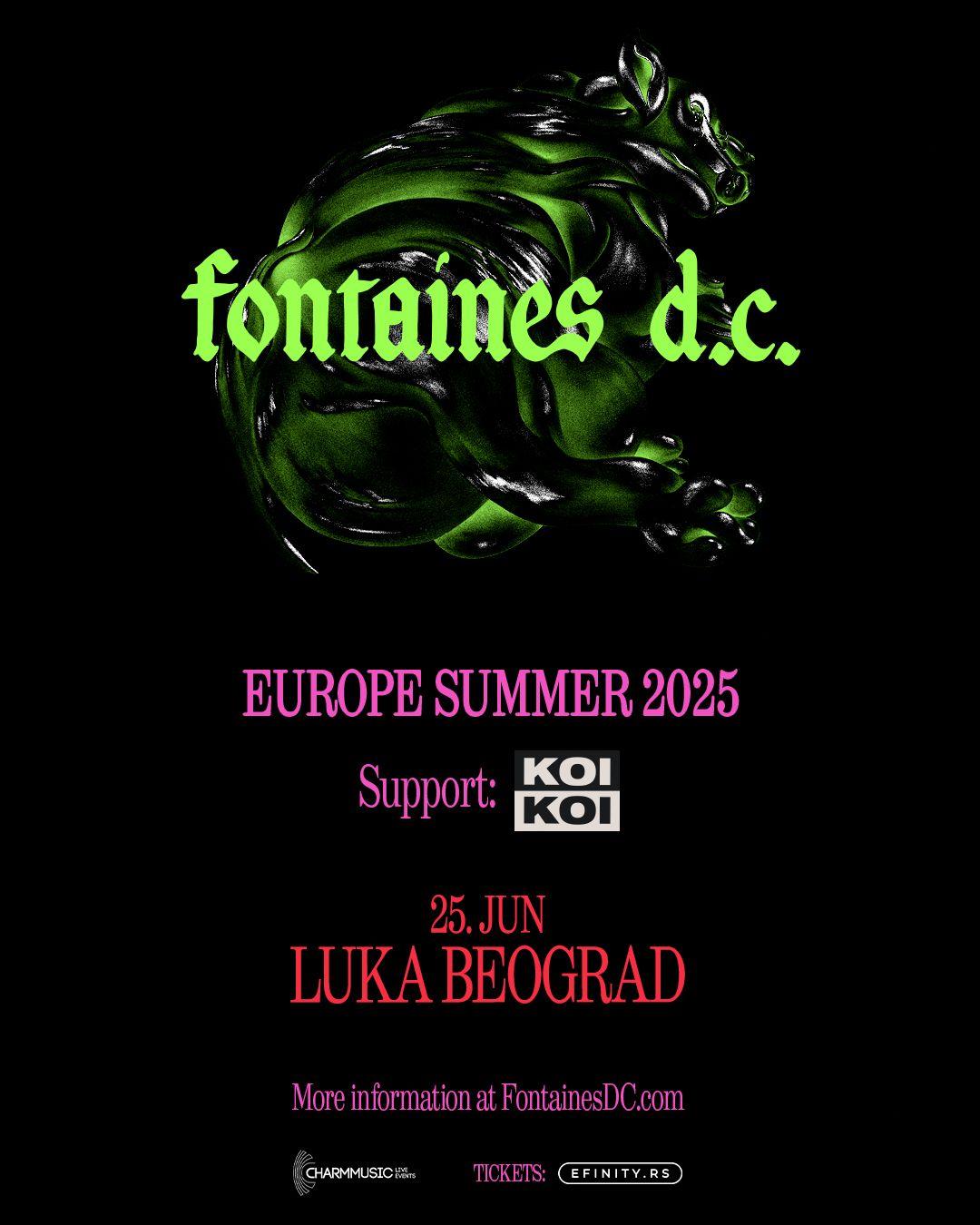 Flajer za Fontaines D.C. (IRL)