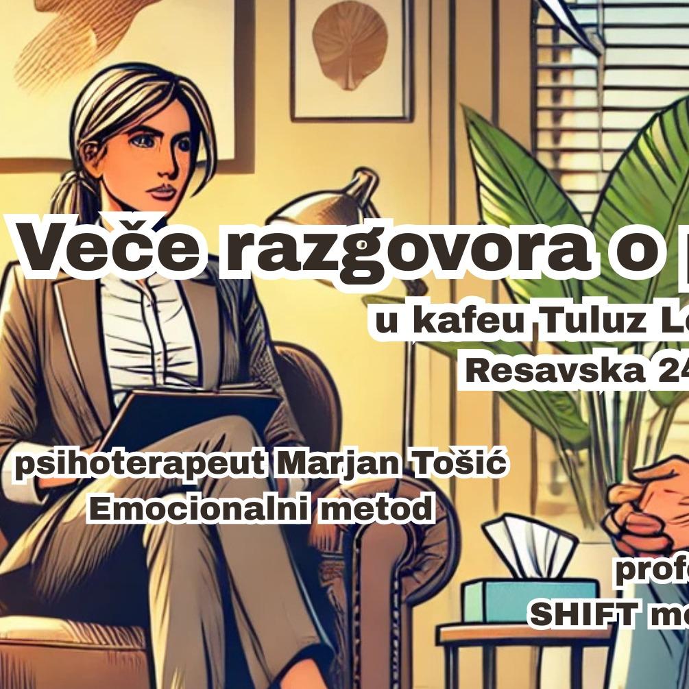 Slika za Veče razgovora o psihoterapiji