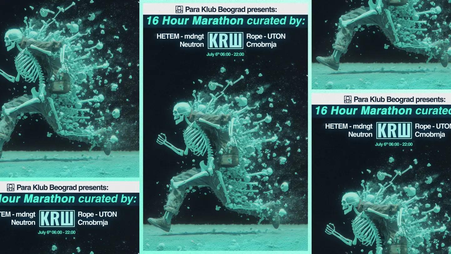 Slika za 16 Hour Marathon curated by: KRШ