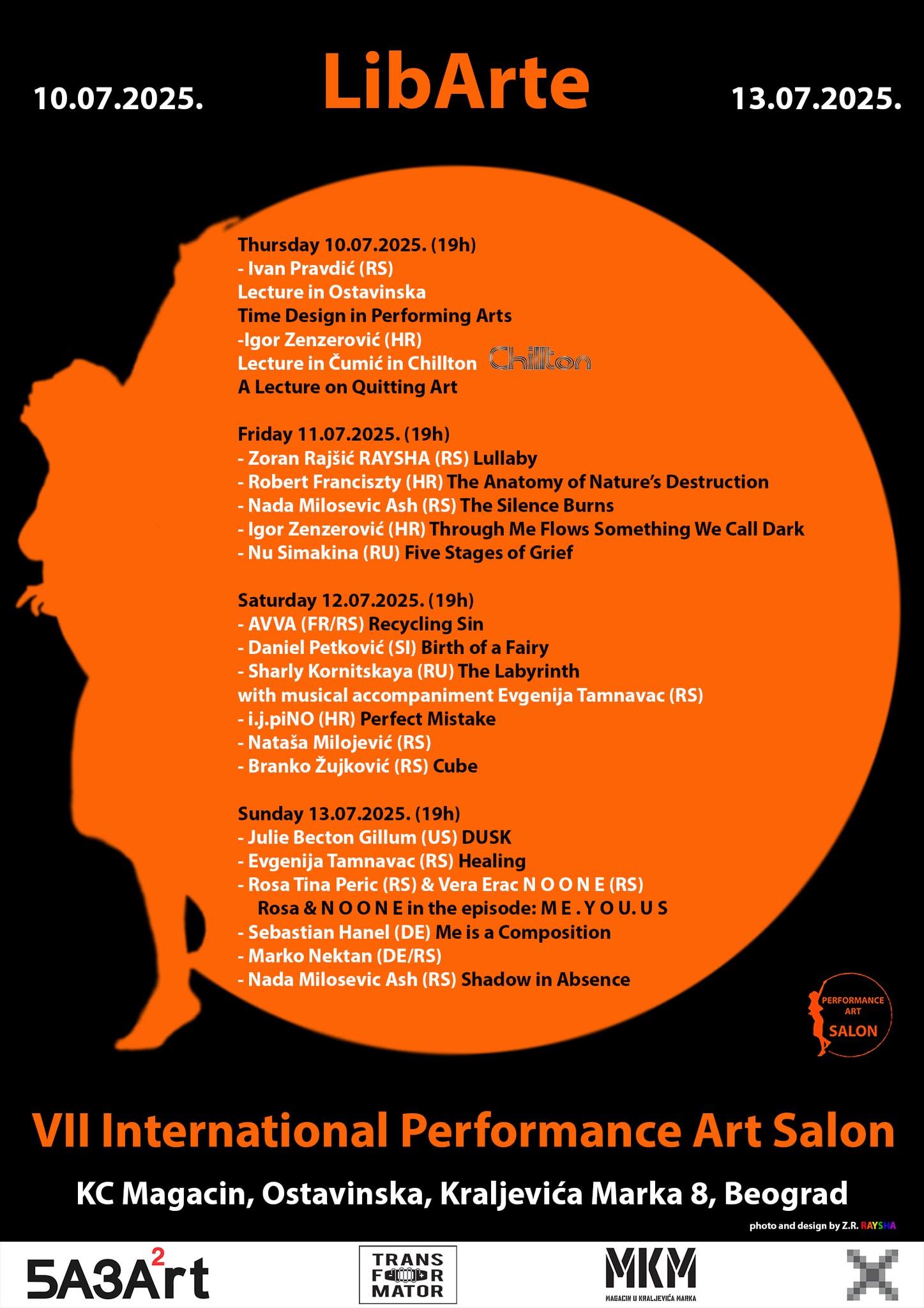 Flajer za Performans Art salon 07 “LibArte”
