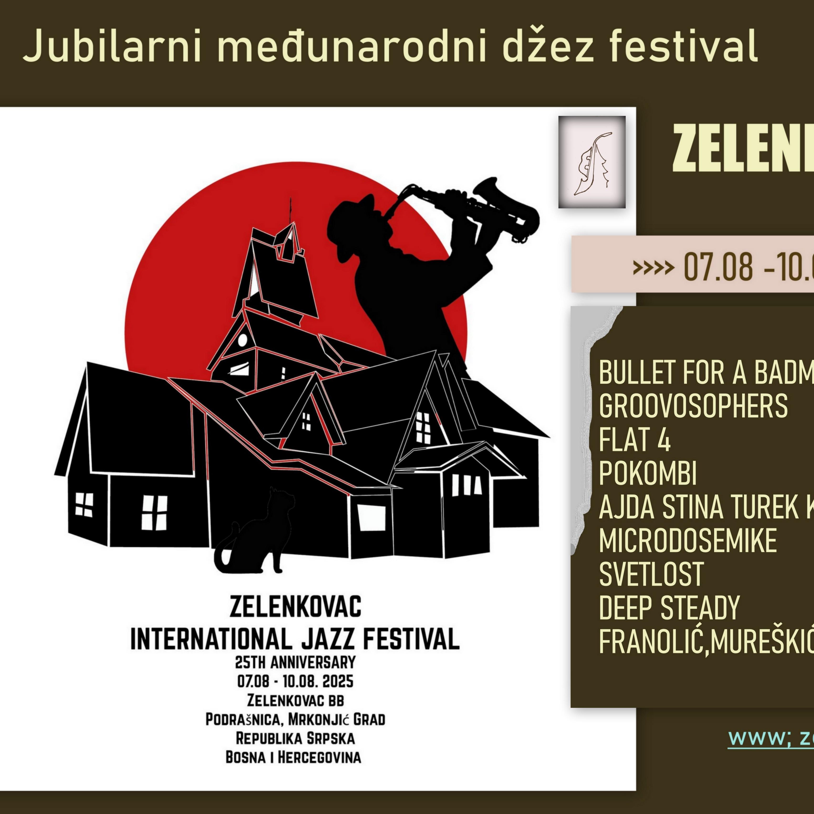 Slika za 25. Internacionalni Zelenkovac Jazz Festival