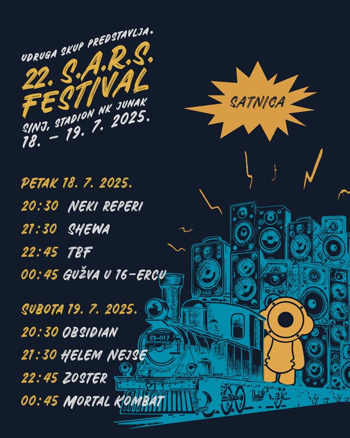 Flajer za 22. S.A.R.S. festival