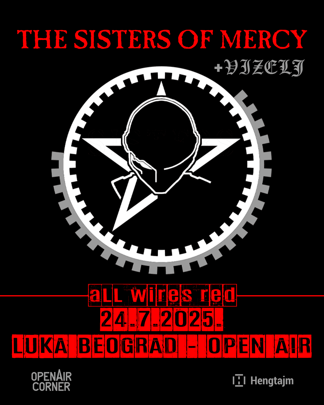 Flajer za The Sisters of Mercy (UK)