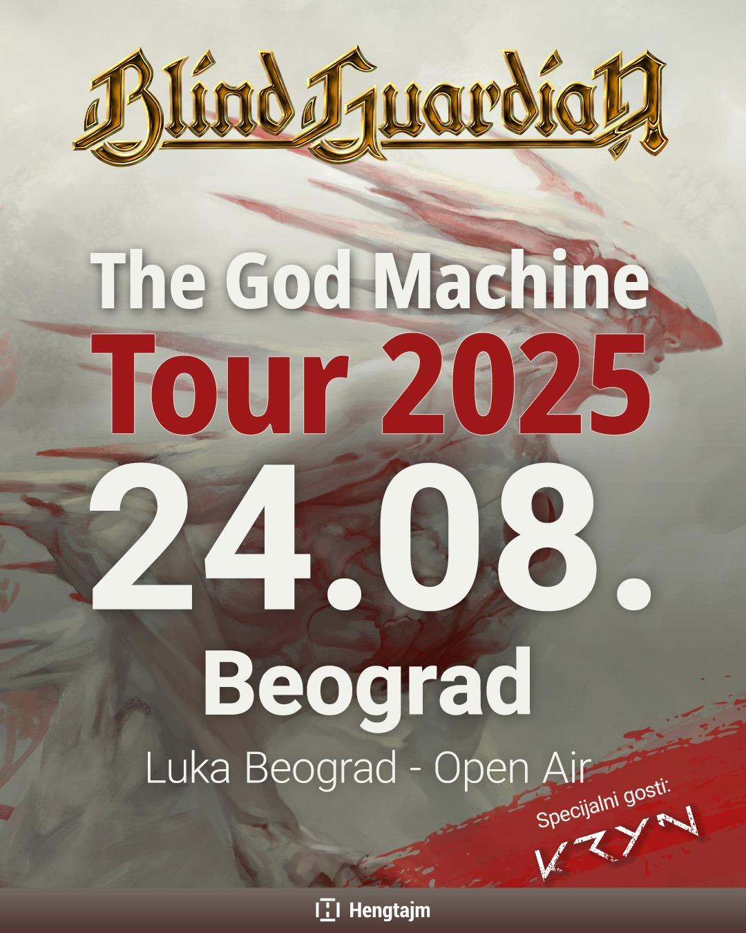 Flajer za Blind Guardian (GER)