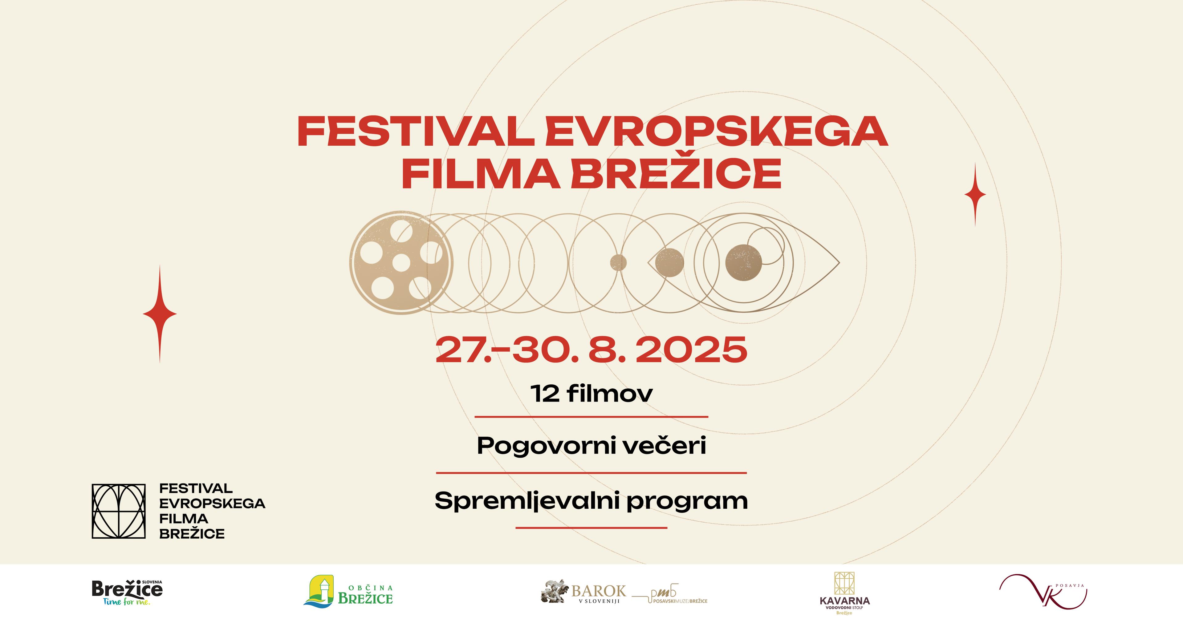 Flajer za Festival evropskog filma Brežice