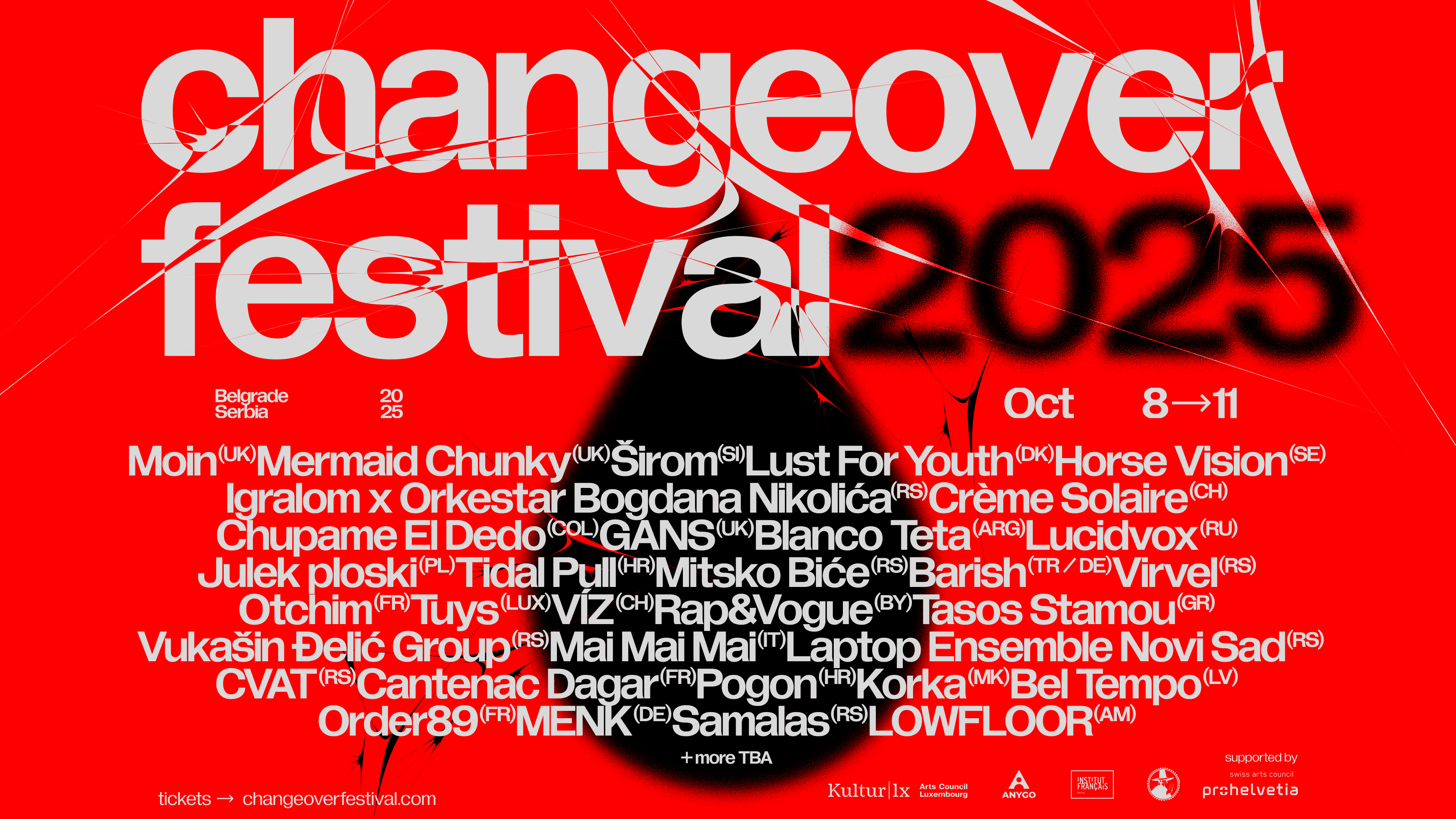 Flajer za Changeover Festival 2025