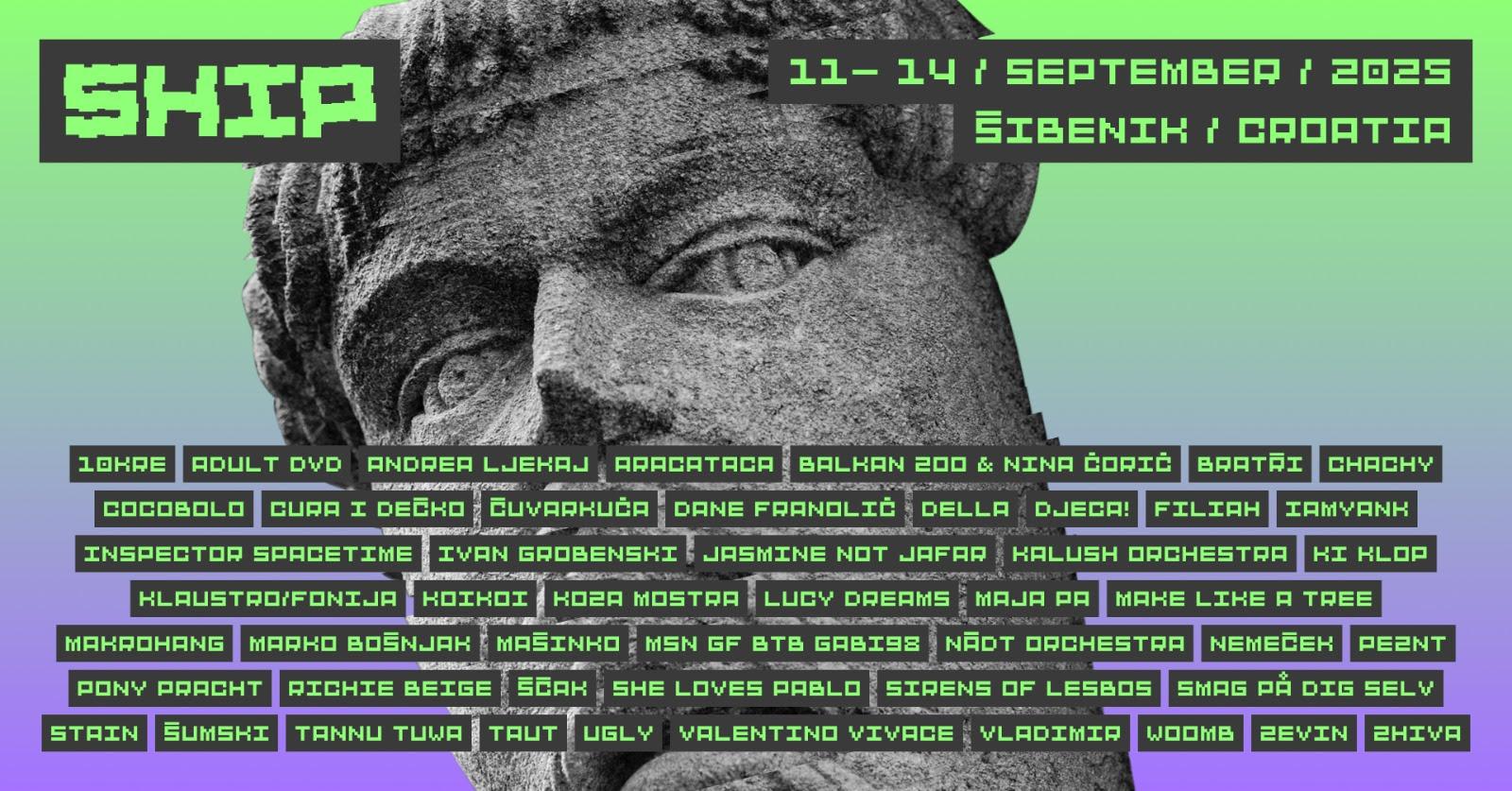 Flajer za SHIP Music Festival 2025