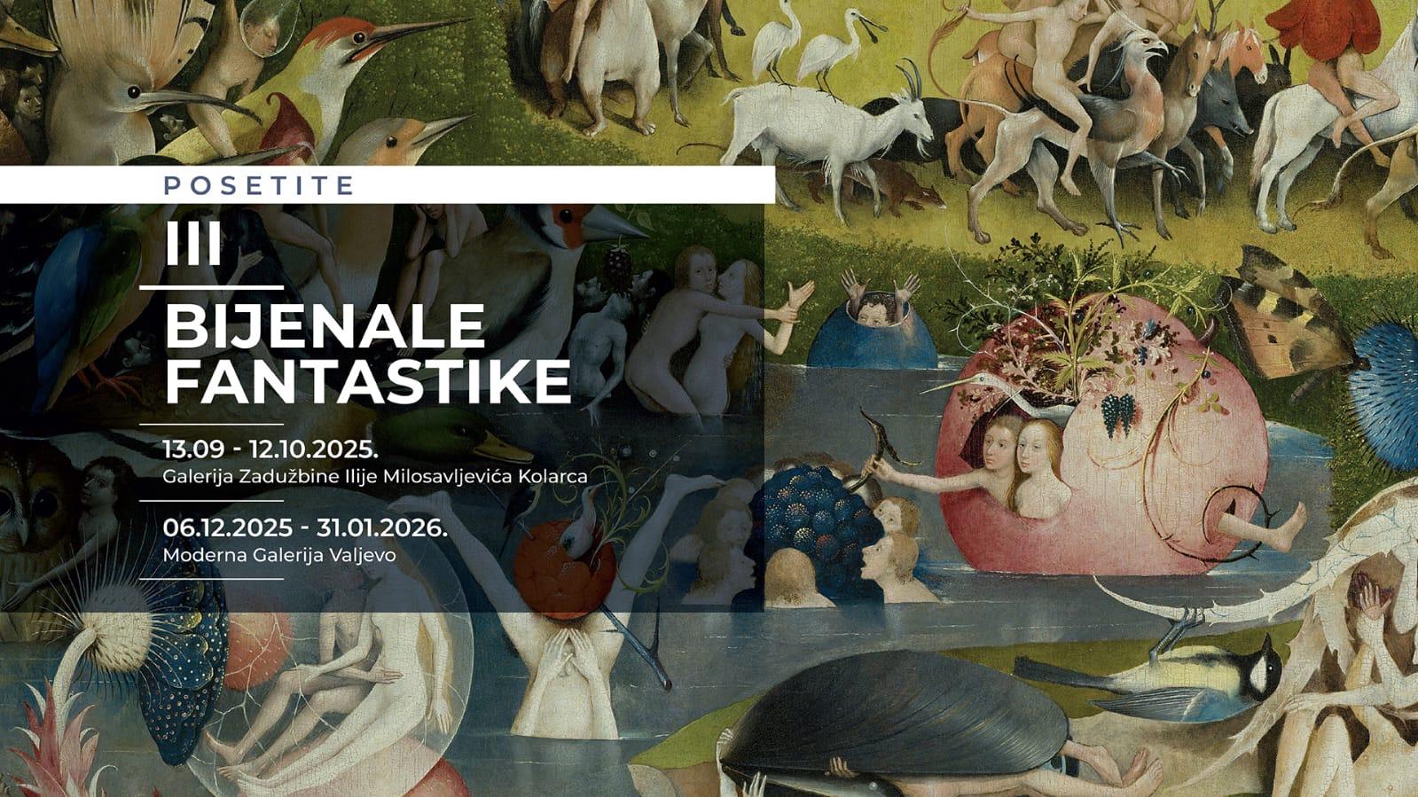 Flajer za Treće Bijenale fantastike