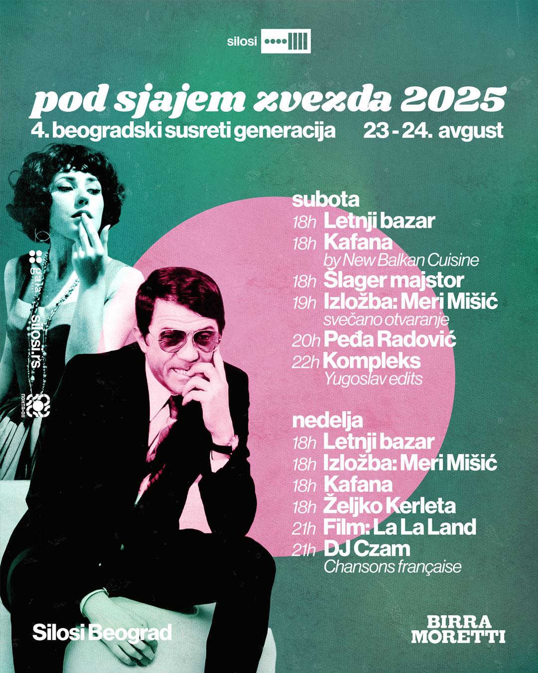 Flajer za Pod sjajem zvezda 2025