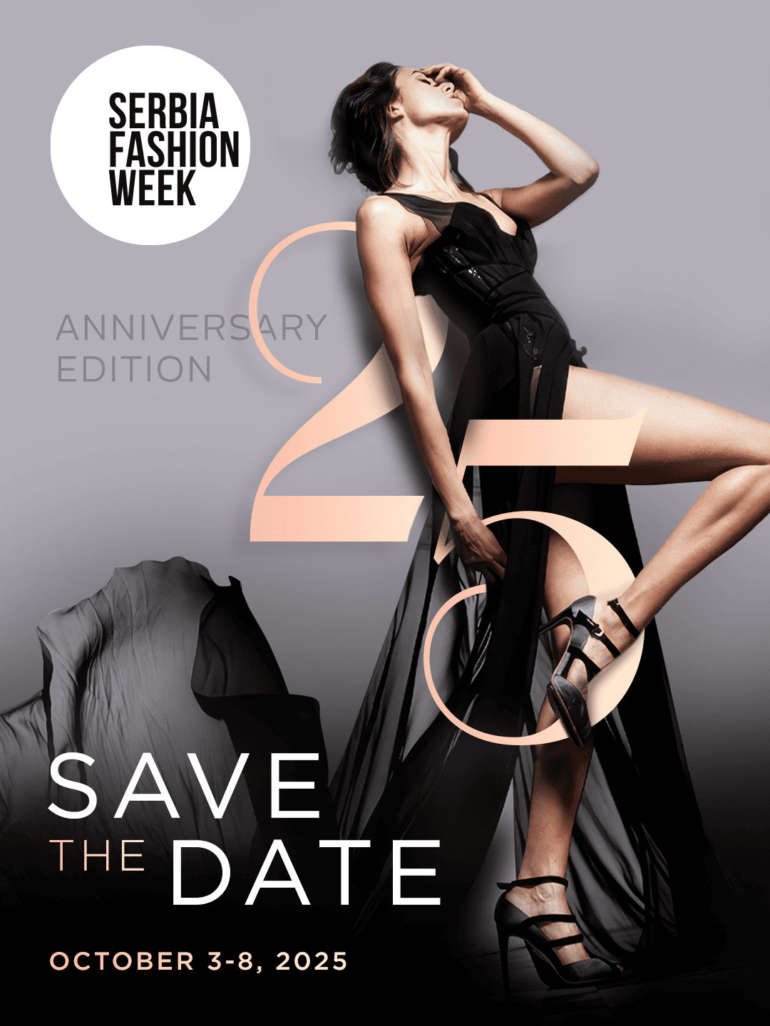 Flajer za Serbia Fashion Week 2025