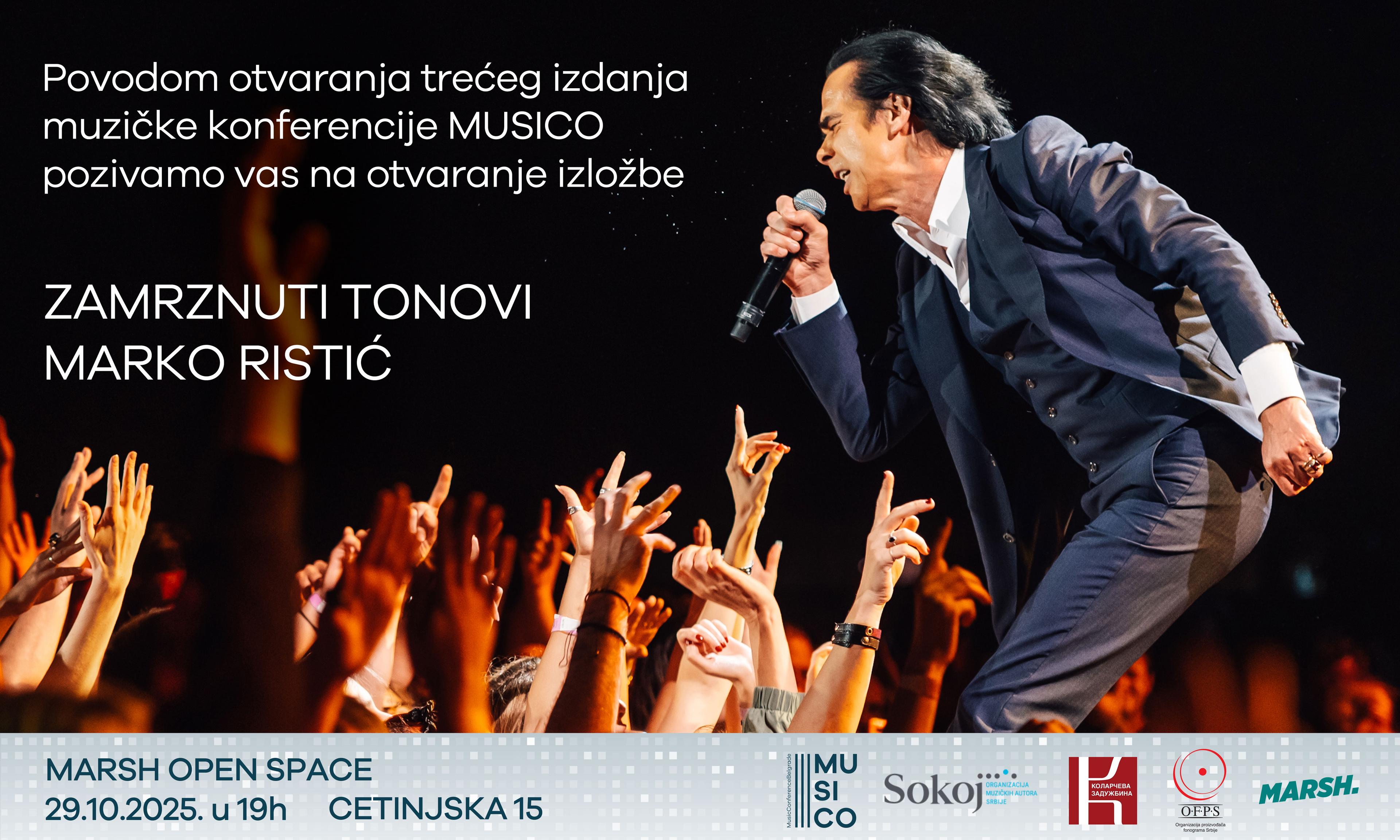 Flajer za Zamrznuti tonovi: Marko Ristić