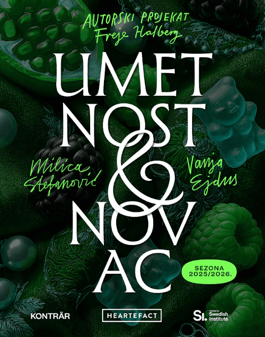 Flajer za Umetnost i novac: Freja Halberg