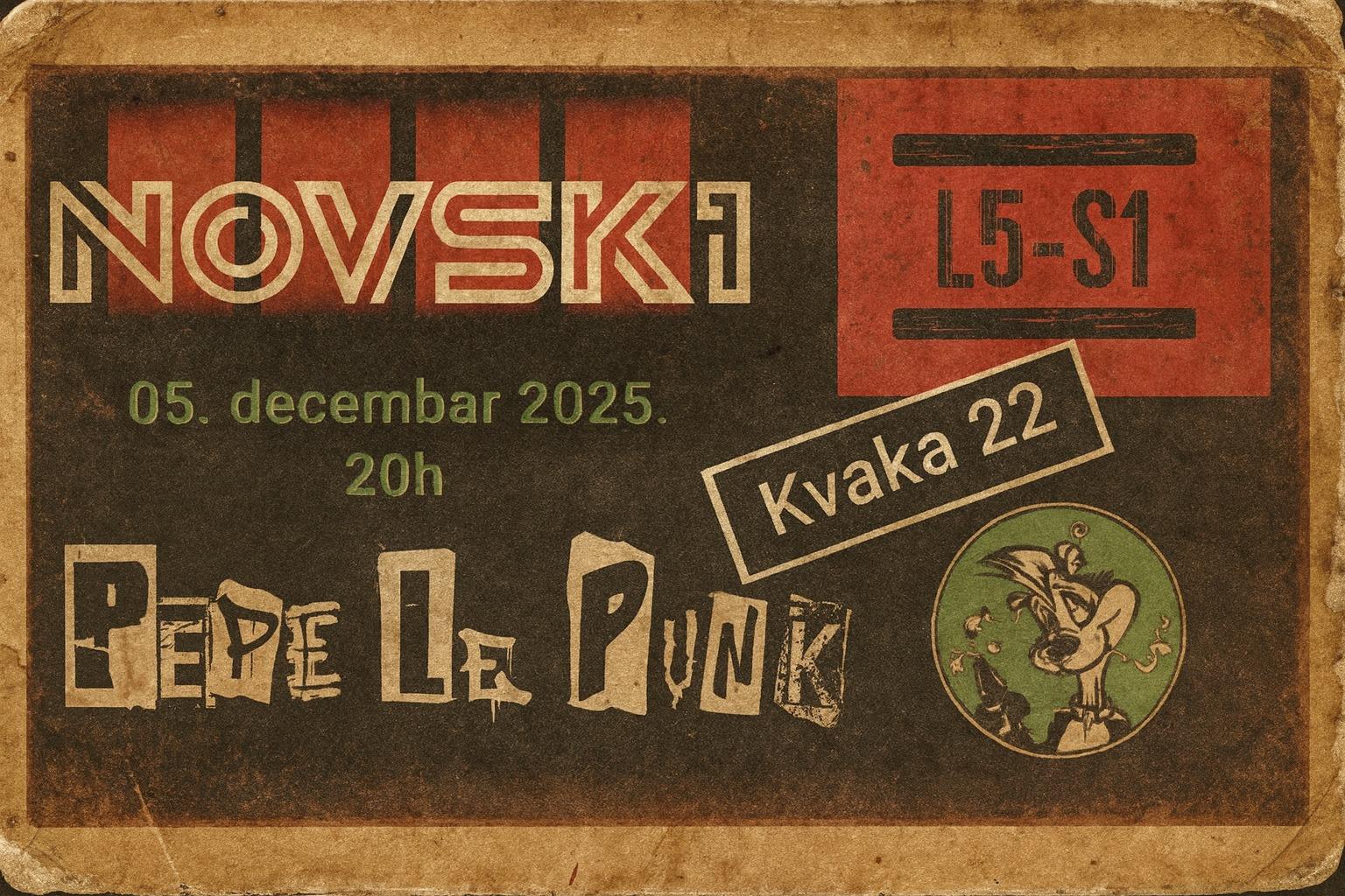Slika za Novski, Pepe Le Punk, L5-S1