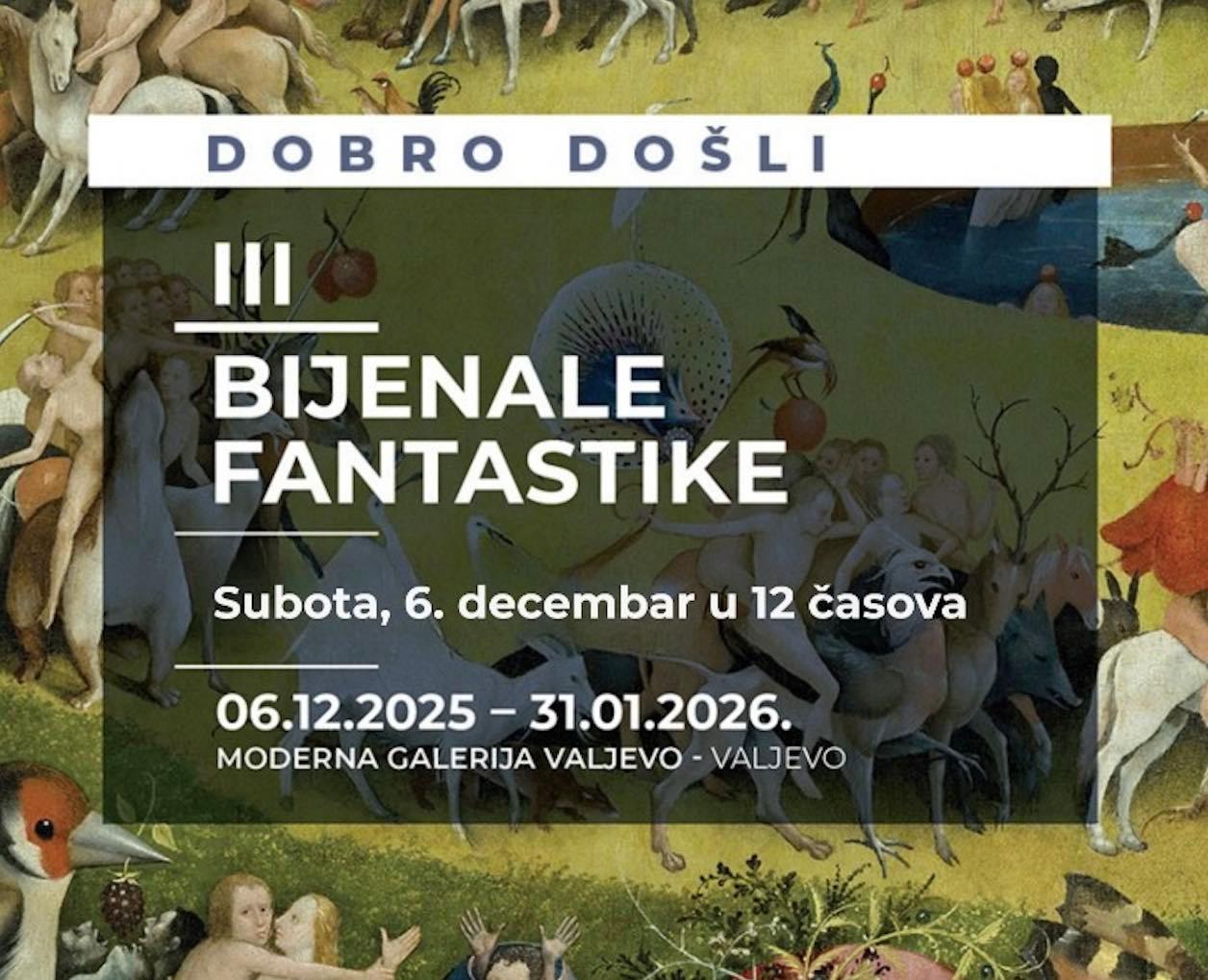 Flajer za Izložba trećeg Bijenala fantastike