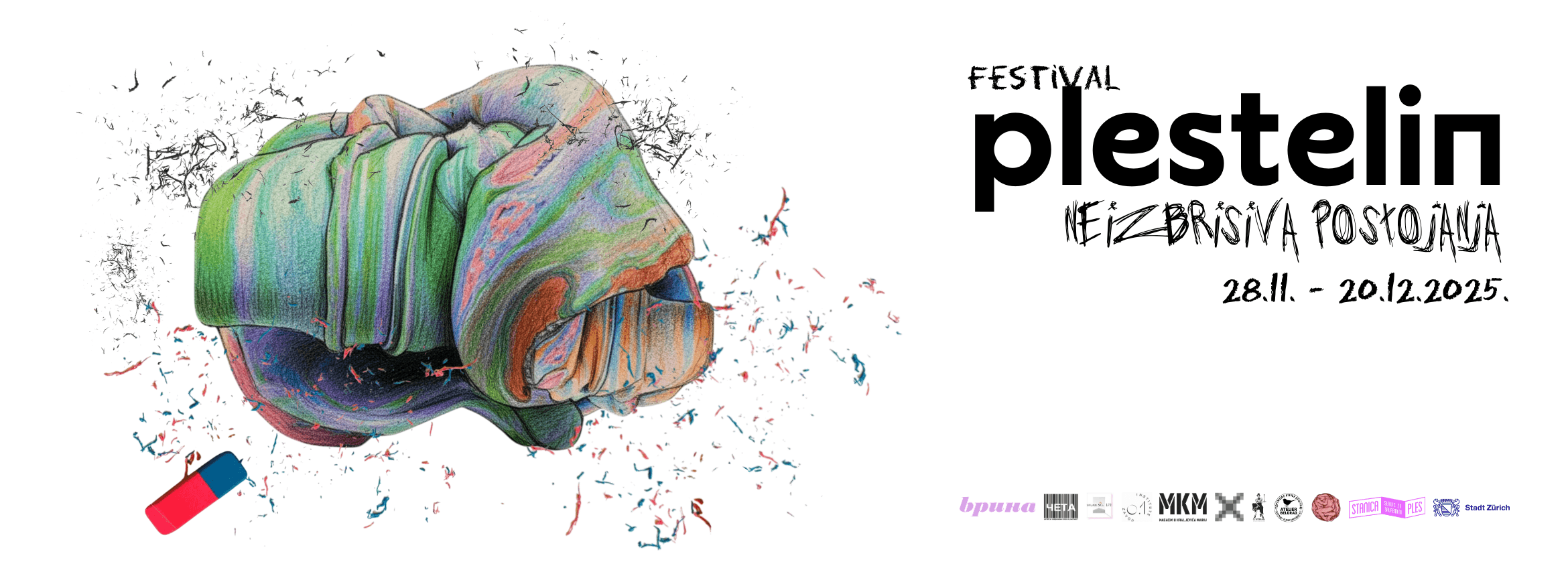 Flajer za Festival PLESTELIN 2025