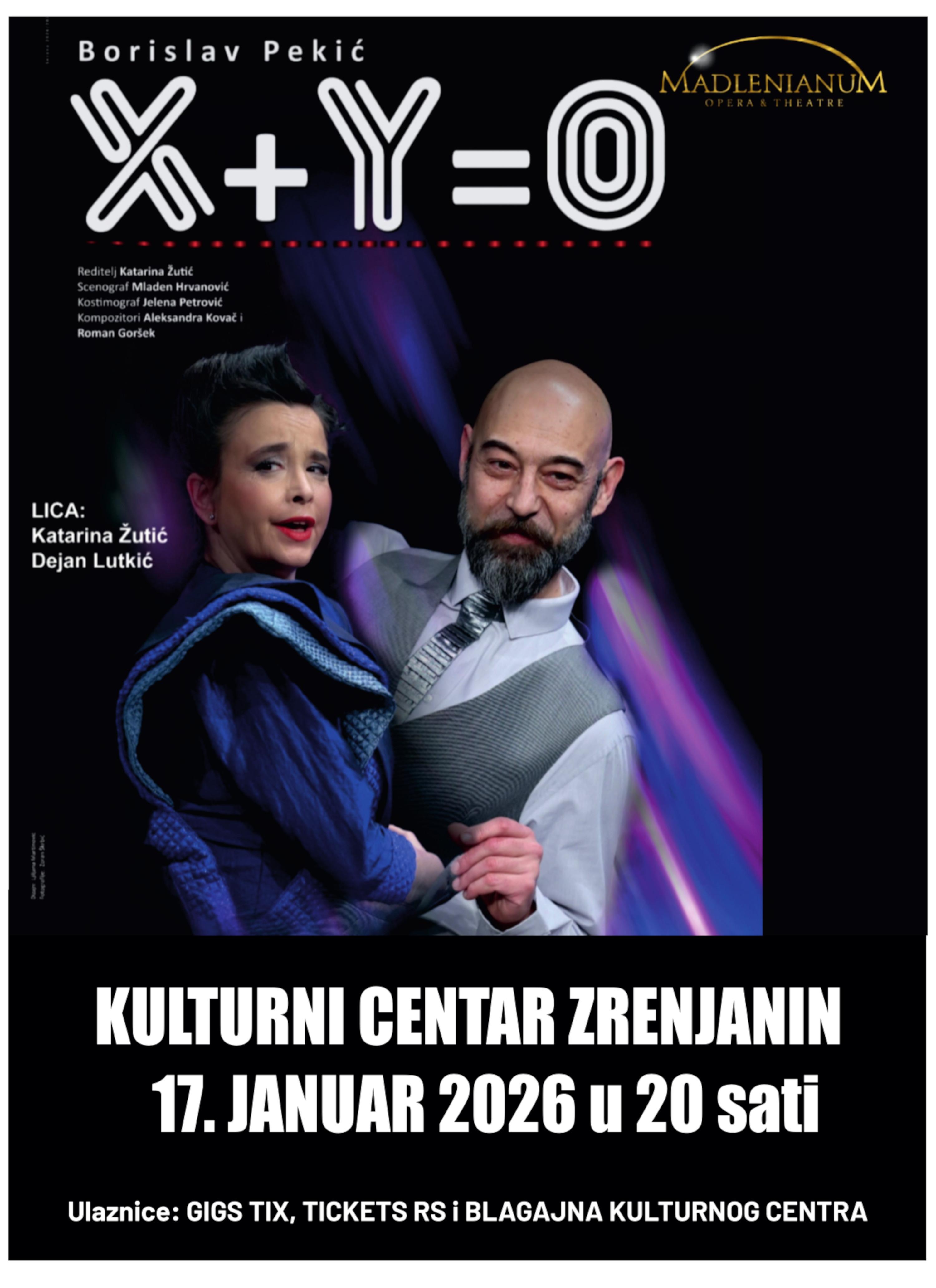 Slika za Pozorišna komedija "X+Y=0"