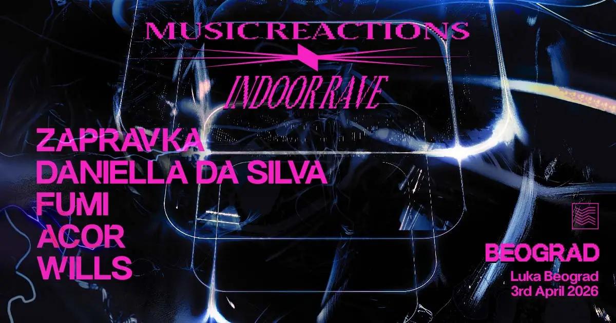 Slika za Music Reactions Indoor Rave April