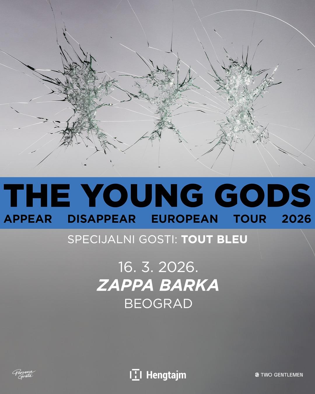 Flajer za The Young Gods (CH)