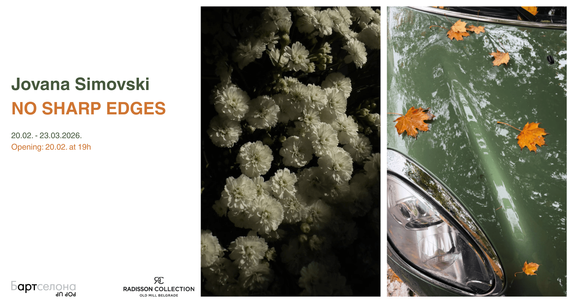 Flajer za No Sharp Edges: Jovana Simovski