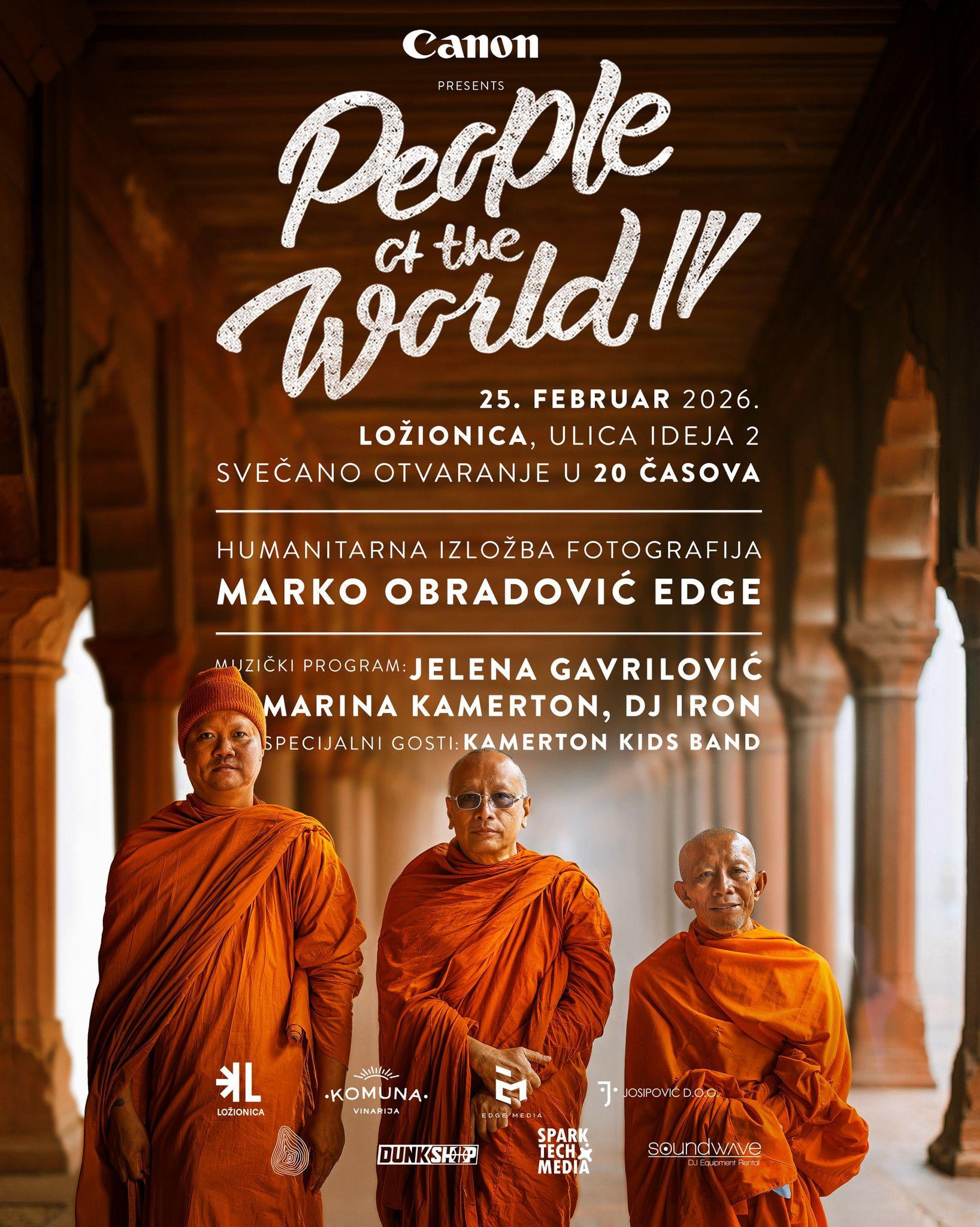 Flajer za People of the World: Marko Obradović-EDGE