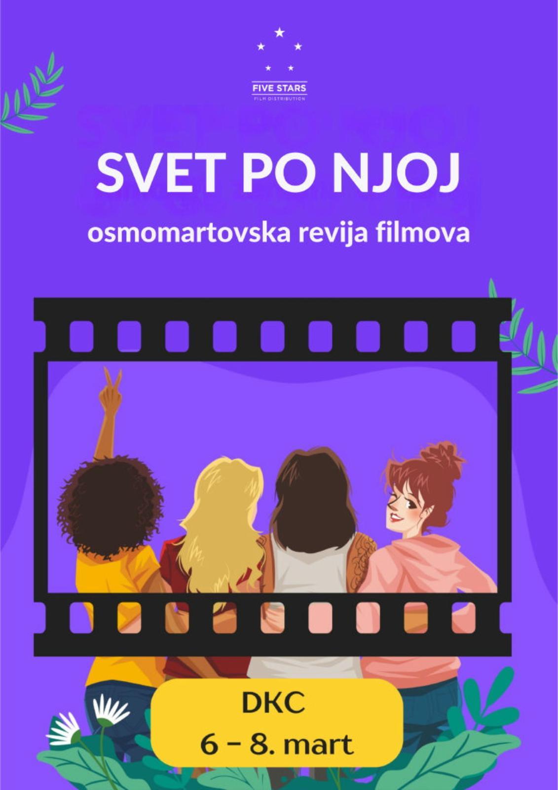 Flajer za Revija filmova "Svet po njoj"