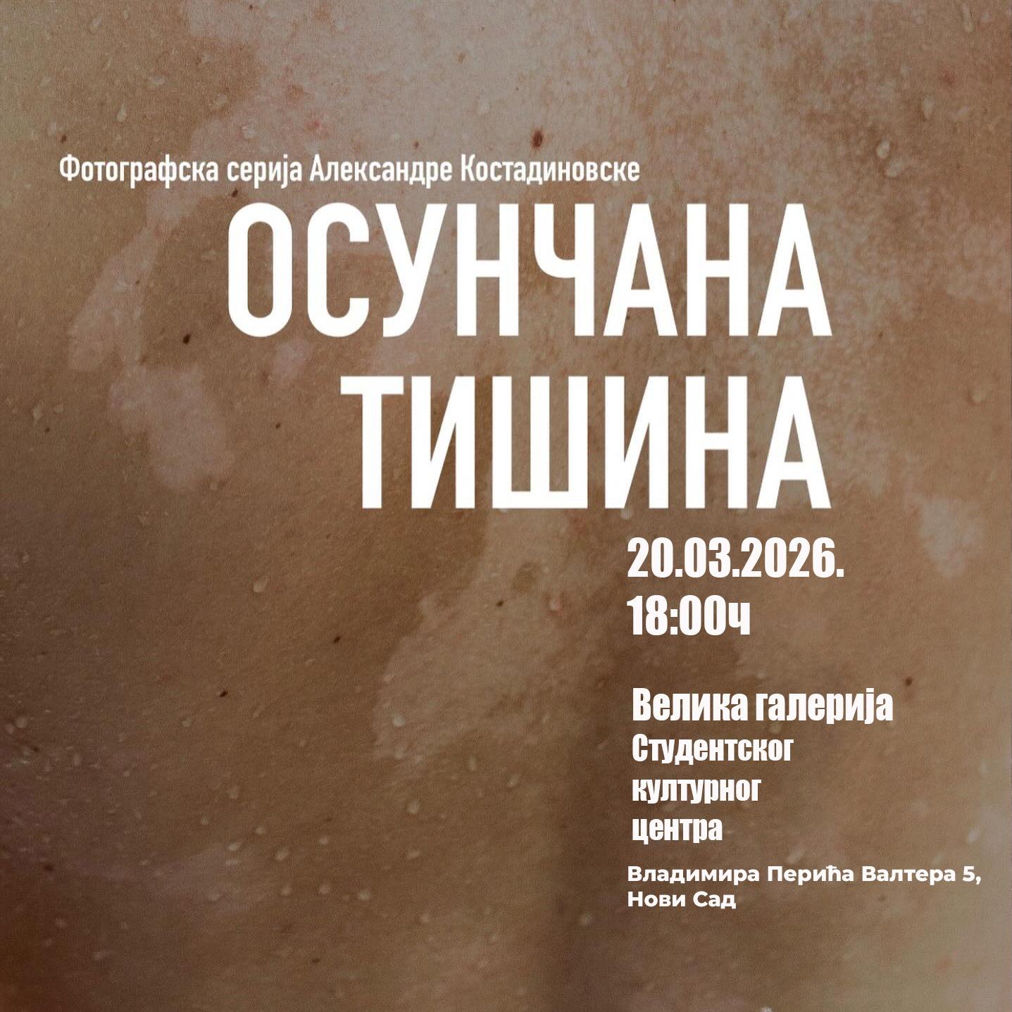 Slika za Osunčana tišina: Aleksandra Kostadinovska