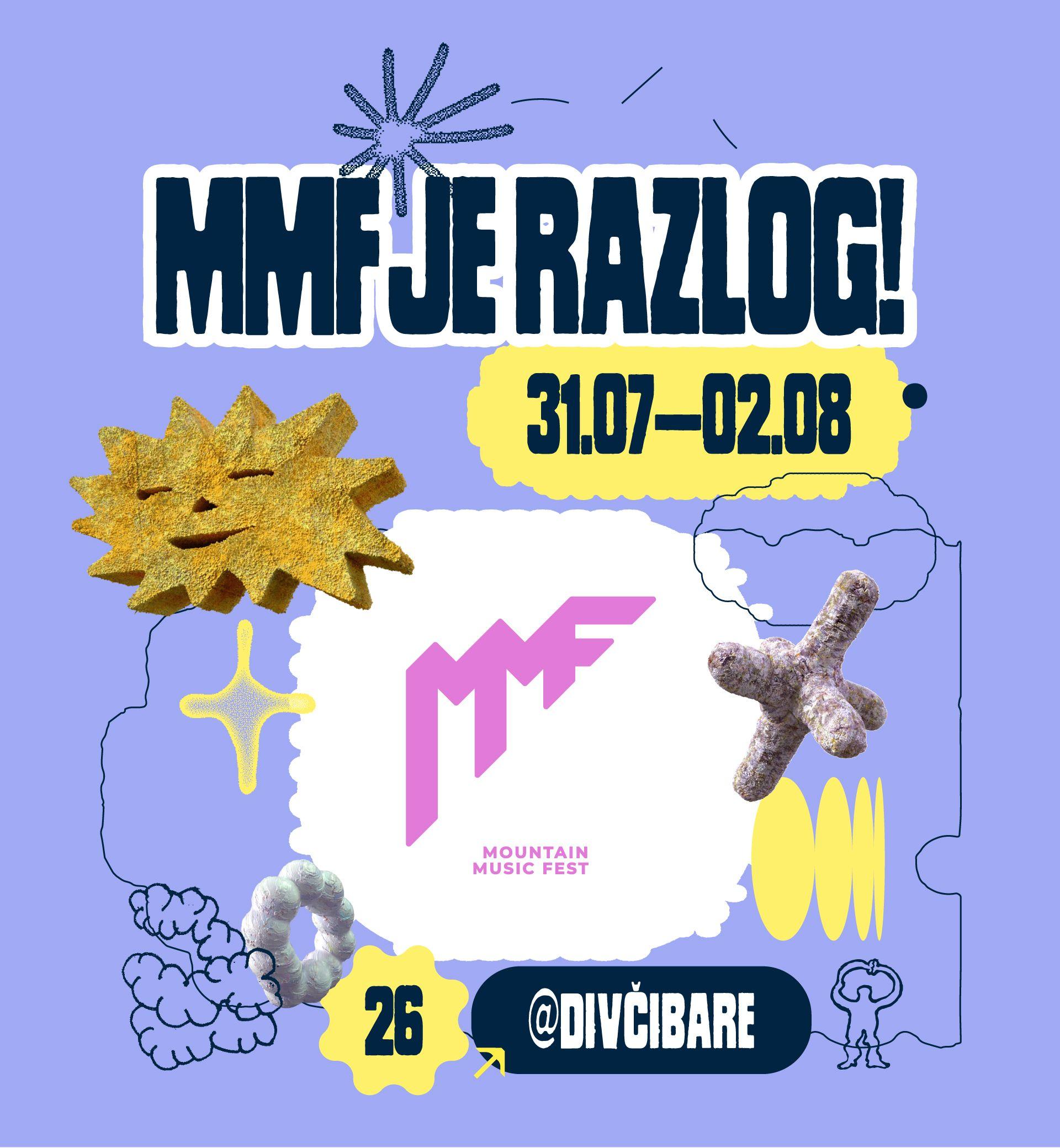 Flajer za MMF: Mountain Music Fest 2026