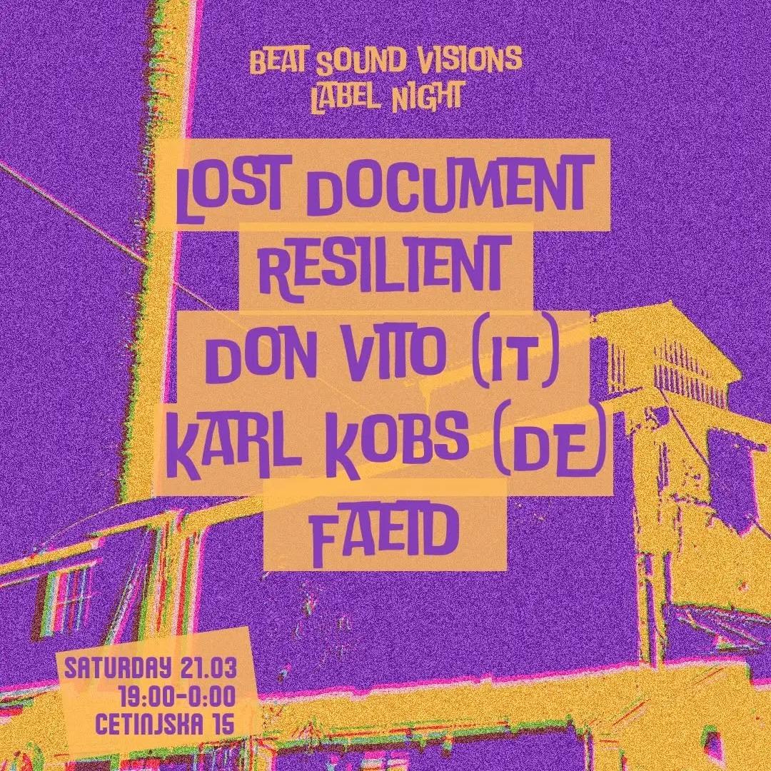 Slika za Beat Sound Visions Label Night