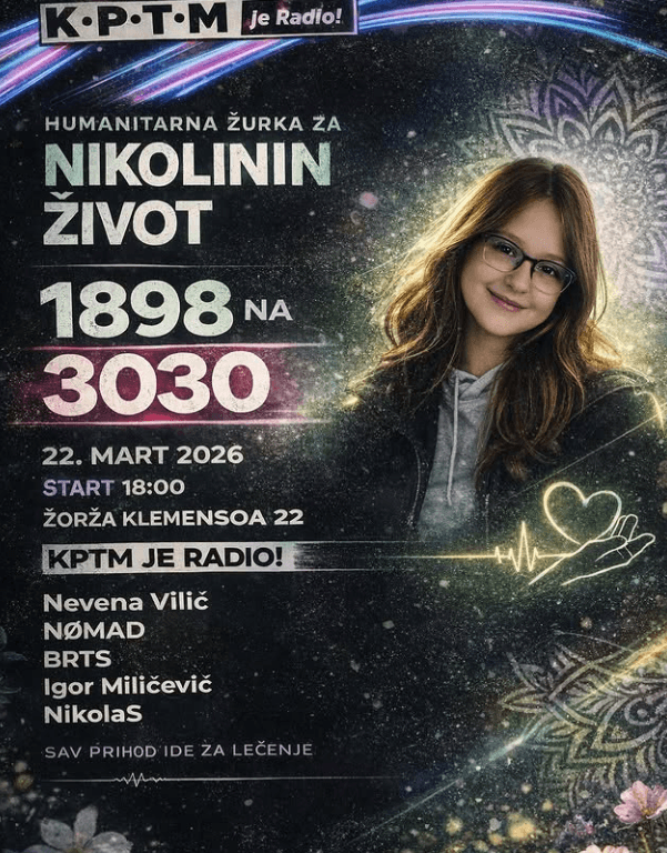 Slika za Humanitarna žurka za Nikolinin život