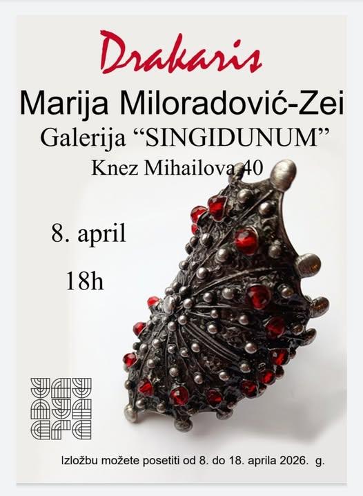 Flajer za Drakaris: Marija Miloradović - Zei