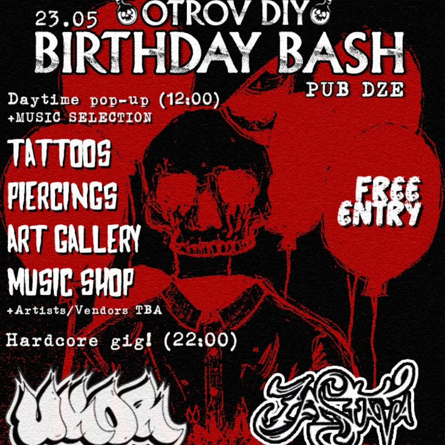 Slika za Ukor + Zastava / Otrov DIY Birthday Bash