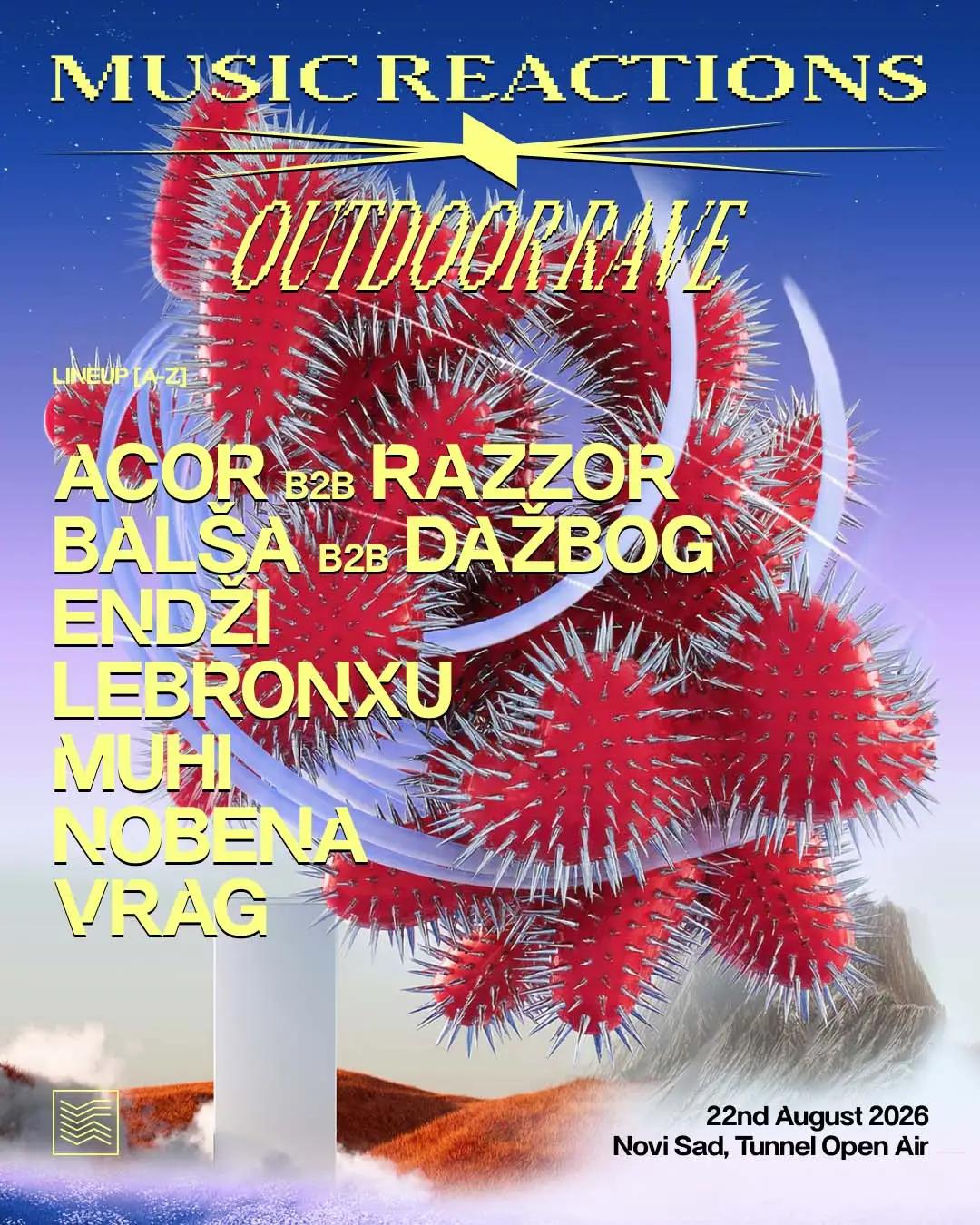 Slika za Music Reactions Outdoor Rave August