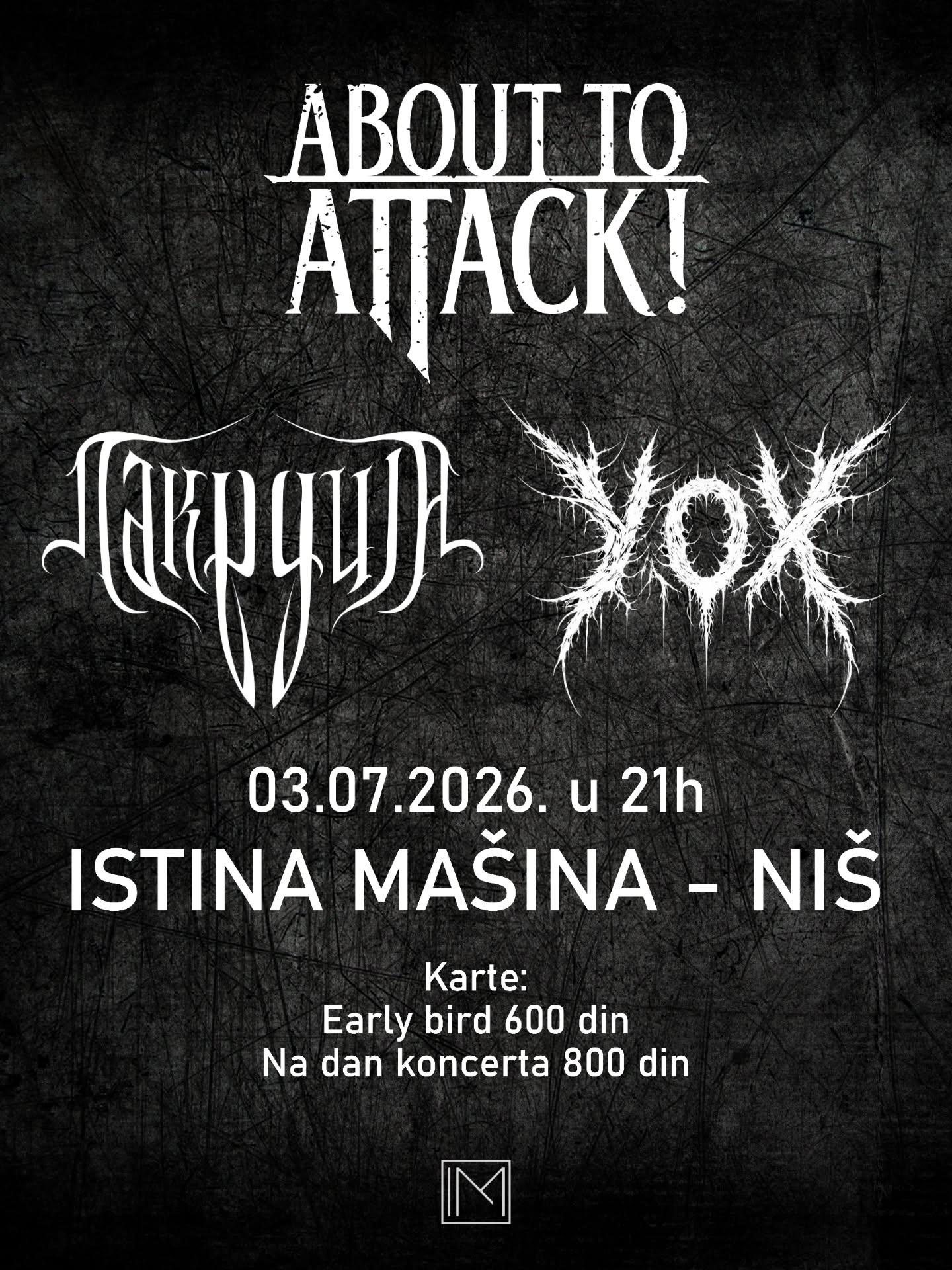 Slika za About To Attack + Lakrdija + YOX