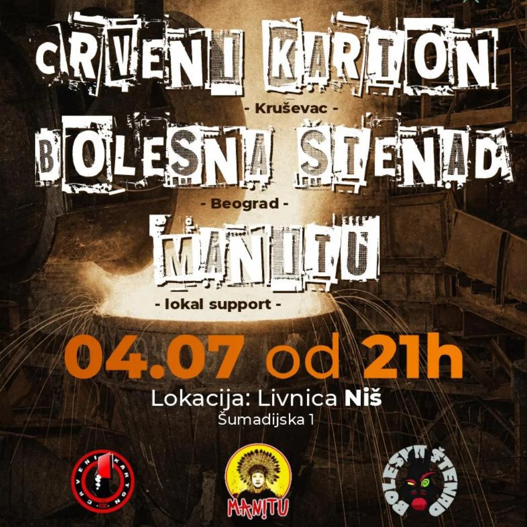 Slika za Bolesna Štenad, Crveni Karton, Manitu