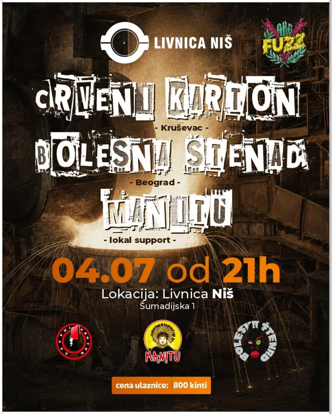 Slika za Bolesna Štenad, Crveni Karton, Manitu