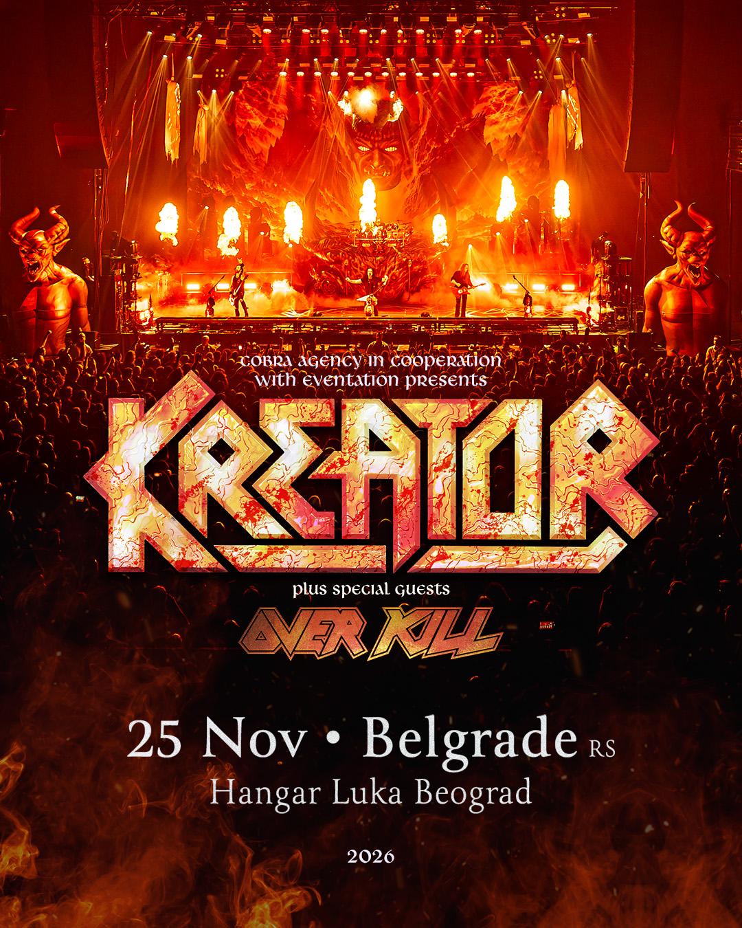 Slika za Kreator (DE) + Overkill (USA)