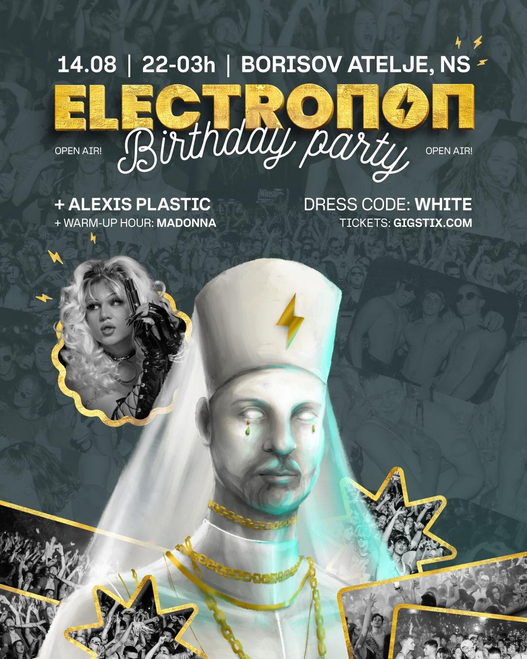 Slika za ELECТROПОП Birthday Party: Alexis Plastic