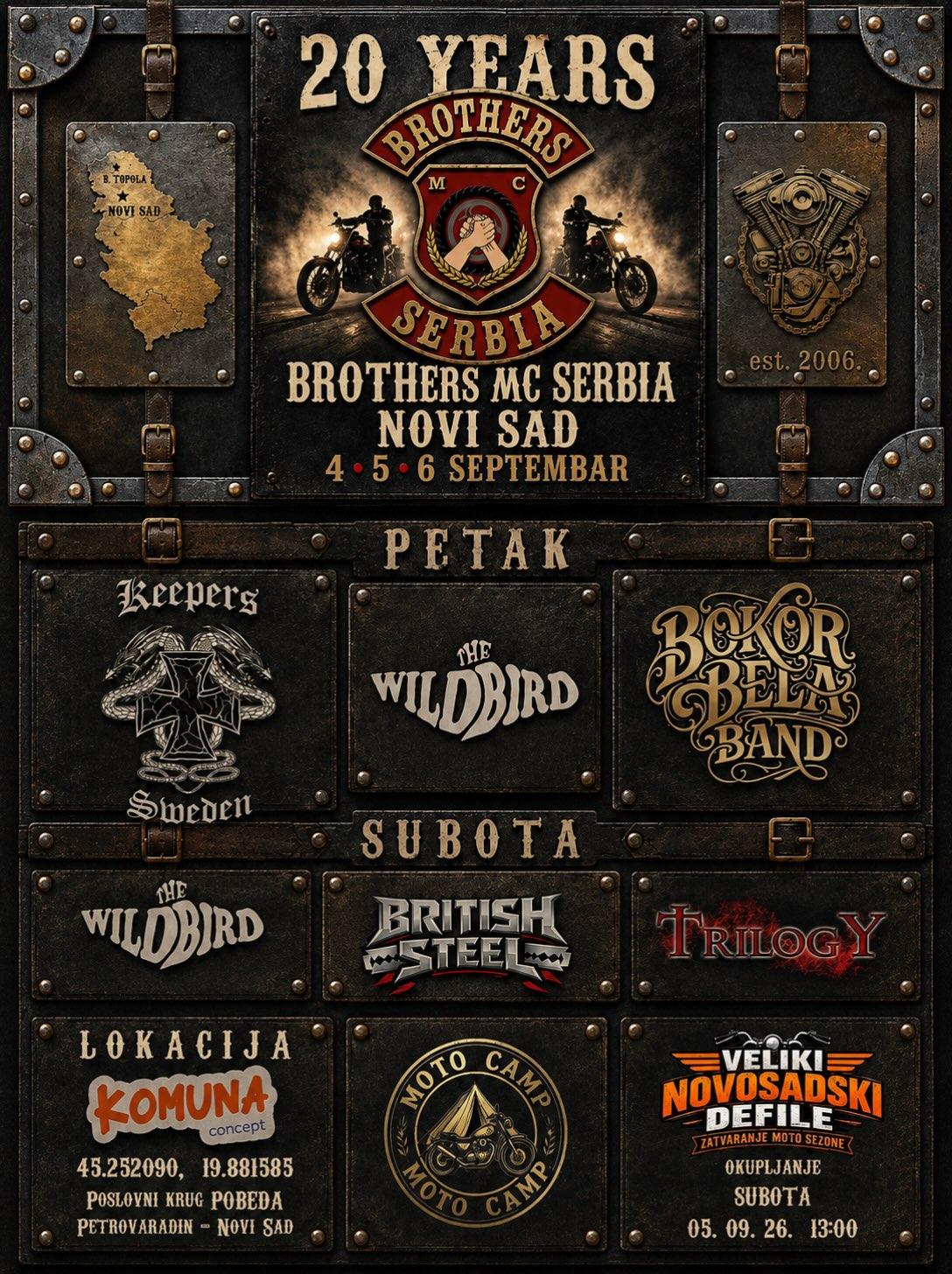 Slika za 20 Years Brothers MC Serbia
