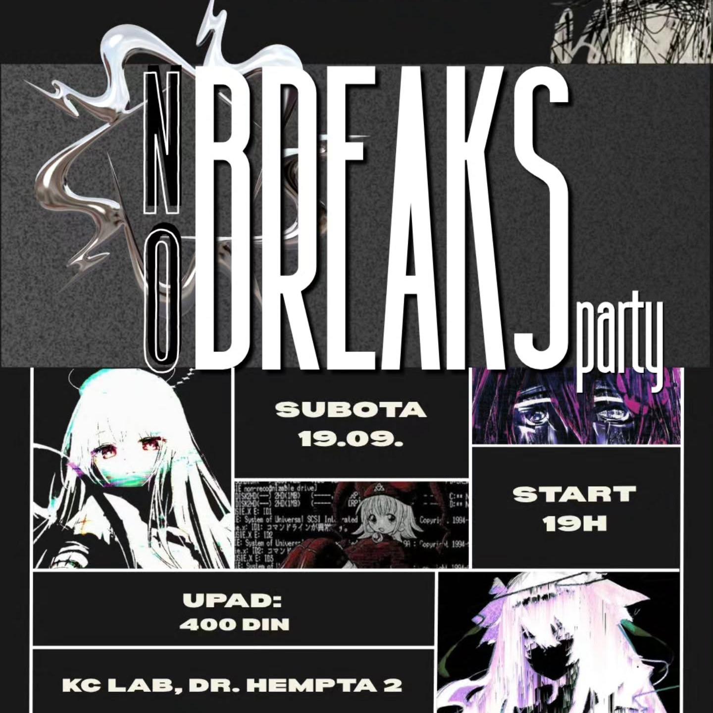 Slika za No Breaks Party: DJ NightMare & ALT + TAB