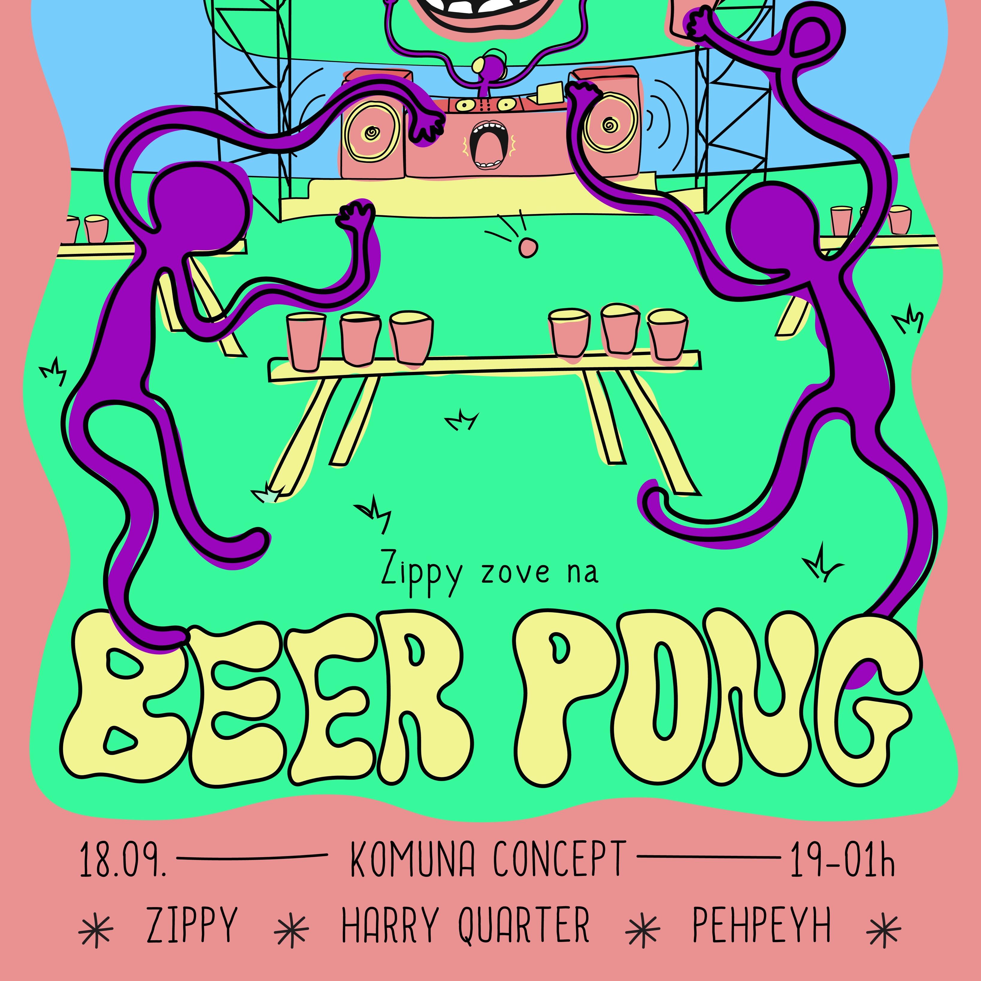 Slika za Zippy zove na Beer Pong