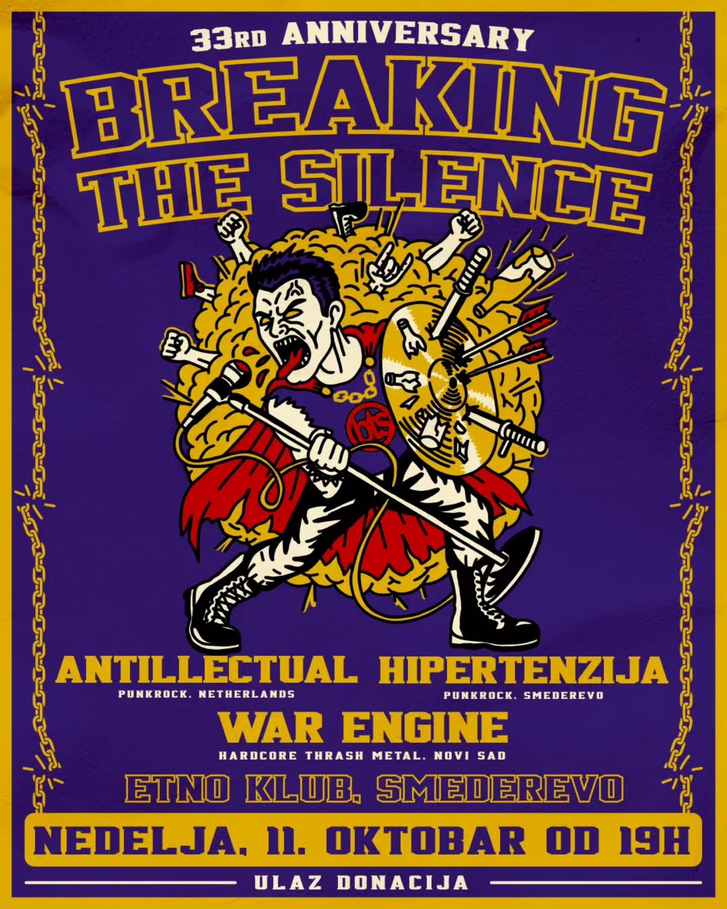 Slika za Breaking the Silence: 33rd annivarsary