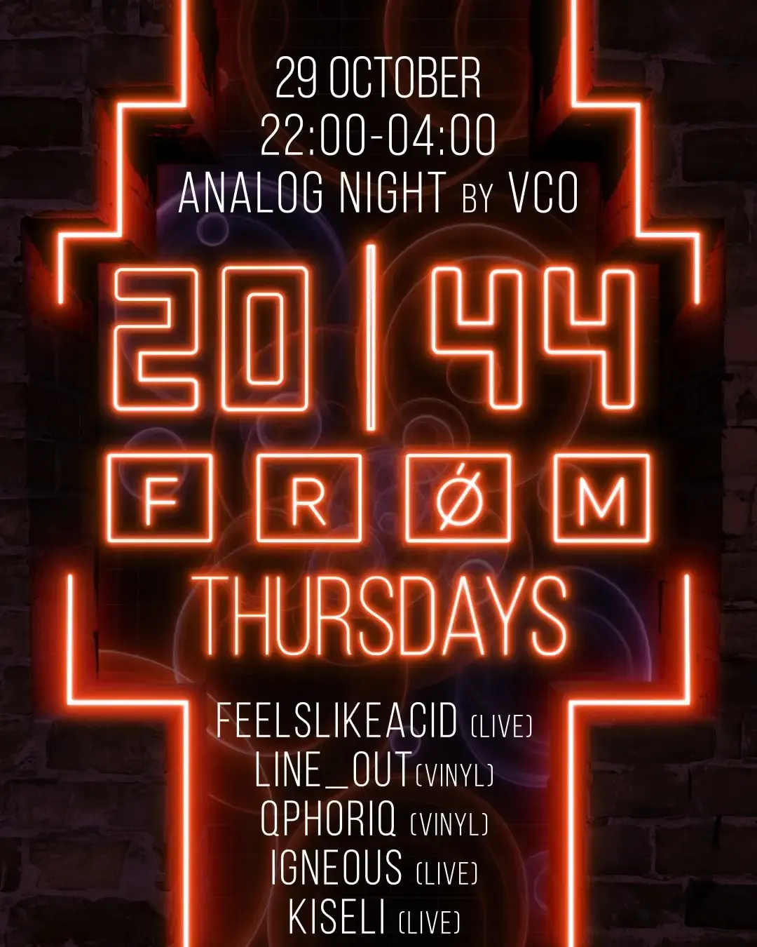 Slika za FROM x VCO / ANALOG THURSDAY