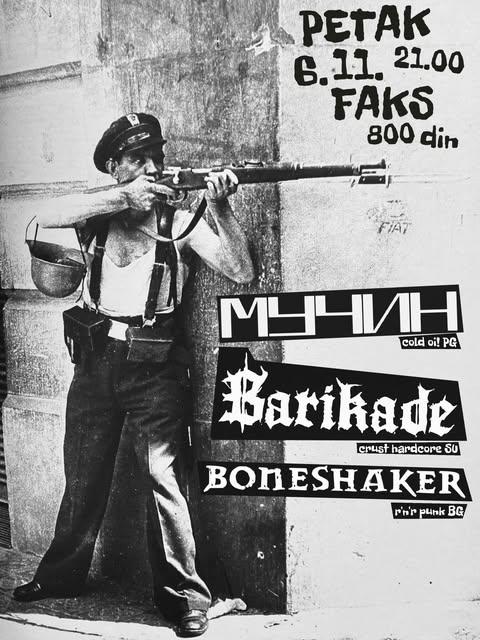 Slika za Mučin (ME), Barikade, Boneshaker