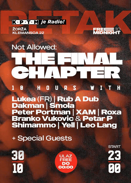 Slika za Not Allowed: The Final Chapter